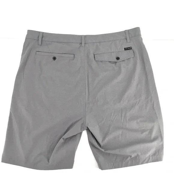 Ocean Current Men's Hybrid Gray Flat Front Shorts Size 40 - Picture 7 of 7